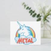 metallhaltig postkarte (Stehend Vorderseite)