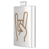 Metallhand Flachmann (Links)