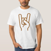 Metallhandt-shirt T-Shirt (Vorderseite)