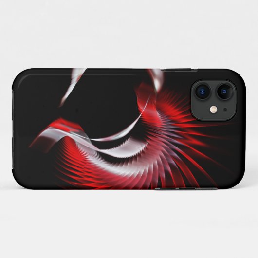 Metallherz Case-Mate iPhone Hülle (Rückseite (Horizontal))