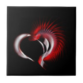 Metallherz Fliese (Vorderseite)