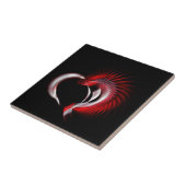 Metallherz Fliese (Seite)