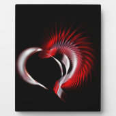 Metallherz Fotoplatte (Vorderseite)