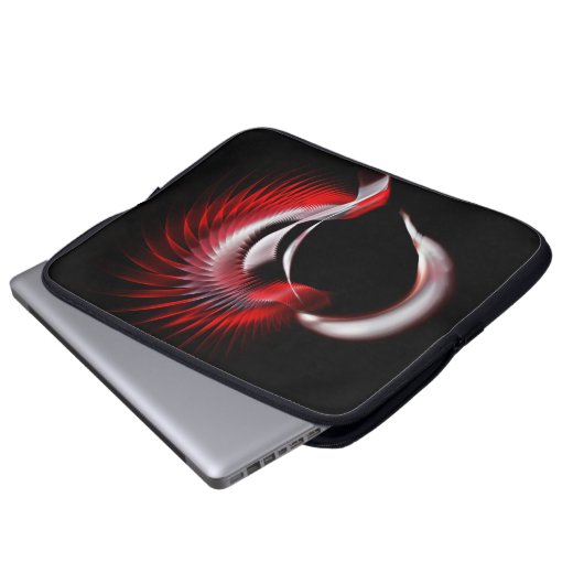 Metallherz Laptopschutzhülle (Vorne Knopf)