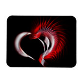 Metallherz Magnet (Horizontal)