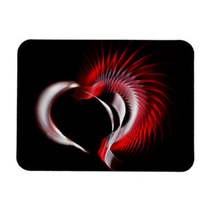 Metallherz Magnet