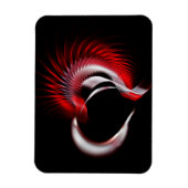 Metallherz Magnet (Vertikal)