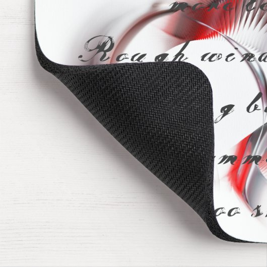 Metallherz mit Shakespeares Sonnet 18 Mousepad (Ecke)