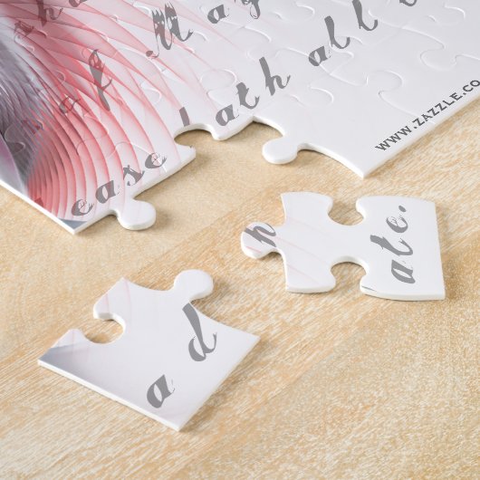 Metallherz mit Shakespeares Sonnet 18 Puzzle (Seite)