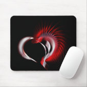 Metallherz Mousepad (Mit Mouse)