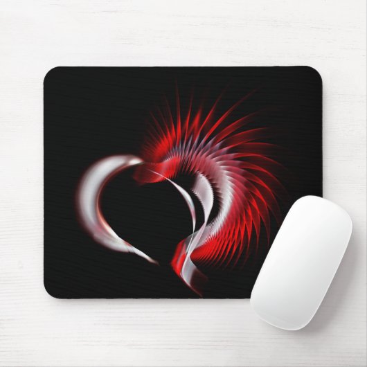 Metallherz Mousepad (Mit Mouse)
