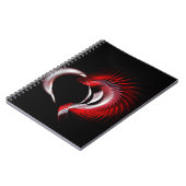 Metallherz Notizblock (Linke Seite)