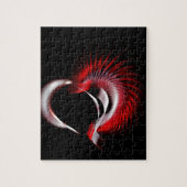 Metallherz Puzzle (Vertikal)