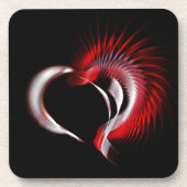 Metallherz Untersetzer (Vorderseite)