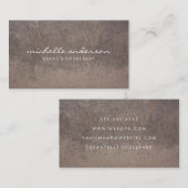 Metallhintergrund Visitenkarte (Vorne/Hinten)