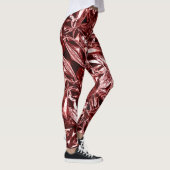 Metallic Abstract 101 Deep Pink Leggings (Rechts)