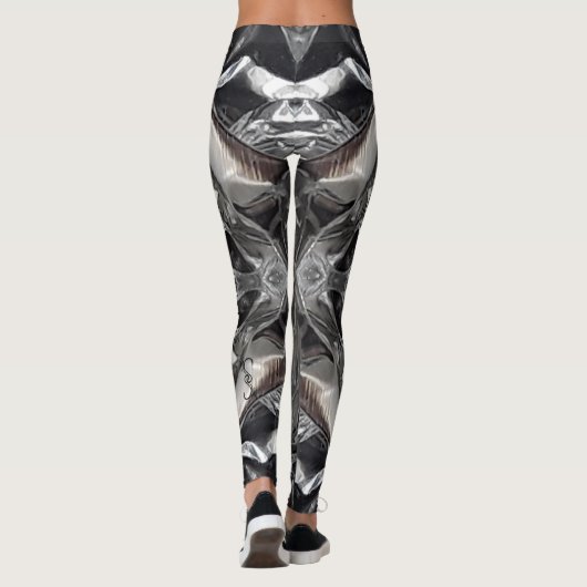 Metallic Abstract 101 Leggings (Rückseite)