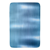 Metallic Aqua Blue Badematte (Vorderseite Vertikal)