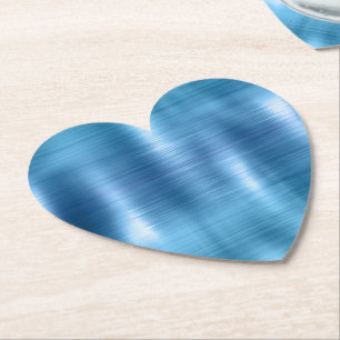 Metallic Aqua Blue Untersetzer