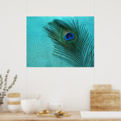 Metallic Aqua Poster (Küche)