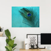 Metallic Aqua Poster (Heimbüro)