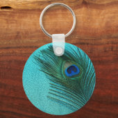 Metallic Aqua Schlüsselanhänger (Vorderseite)