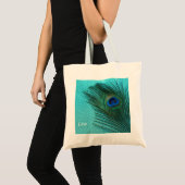 Metallic Aqua Tragetasche (Vorderseite (Produkt))