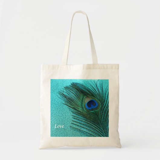 Metallic Aqua Tragetasche (Vorne)
