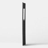 Metallic Black mit Black Paisley Lace Case Mate i (Rückseite / Links)