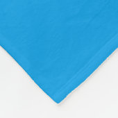Metallic Blue Dreidel Fleecedecke (Ecke)