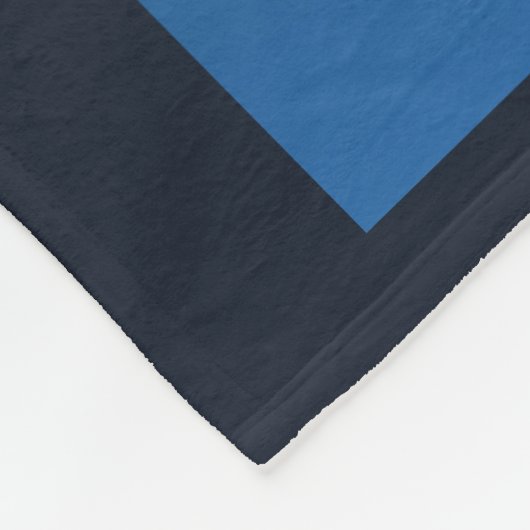 Metallic Blue Dreidel Fleecedecke (Ecke)