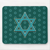Metallic Blue Star von David Mousepad (Vorne)
