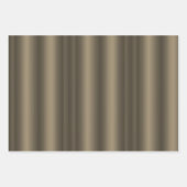 Metallic Bronze Christmas Geschenkpapier Set (Vorderseite 2)