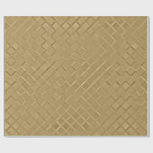 Metallic Bronze Pattern Geschenkpapier (Flach)