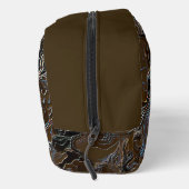 Metallic Brown Camouflage Waschbeutel (Rechts)