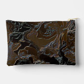 Metallic Brown Camouflage Zubehörtasche (Rückseite)