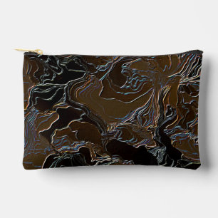Metallic Brown Camouflage Zubehörtasche