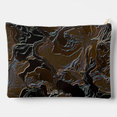 Metallic Brown Camouflage Zubehörtasche (Rückseite)