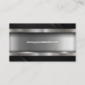 Metallic Brushed | Black Trim Panels Visitenkarte (Rückseite)