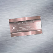 Metallic Brushed | Wrenches Magnetische Visitenkarte (Beispiel)