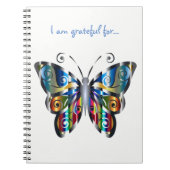 Metallic Butterfly Gratitude Notebook Notizblock (Vorderseite)