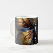 Metallic Butterfly Kaffeetasse (Vorderseite Links)