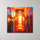 Metallic Celestial Sky Leinwanddruck (Vorderseite)