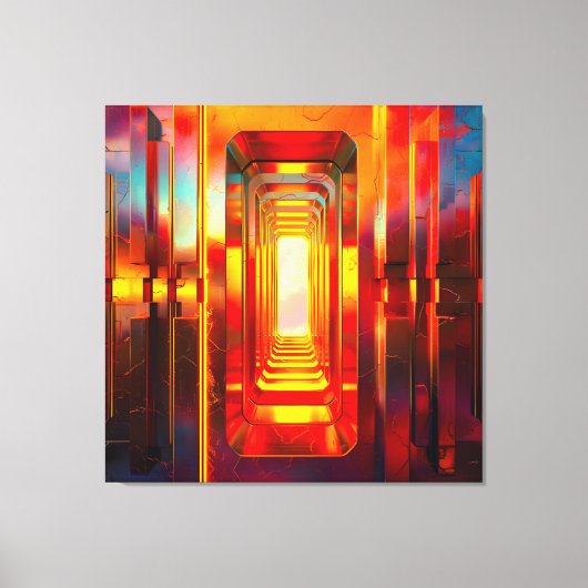 Metallic Celestial Sky Leinwanddruck (Vorderseite)