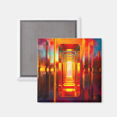 Metallic Celestial Sky Magnet (Vorderseite/Rückseite)