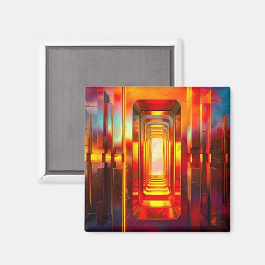 Metallic Celestial Sky Magnet (Vorderseite/Rückseite)