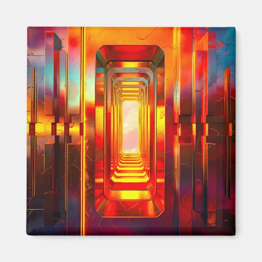 Metallic Celestial Sky Magnet (Vorne)