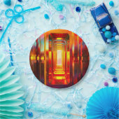 Metallic Celestial Sky Pappteller (Party)