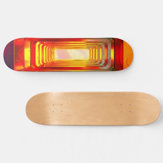 Metallic Celestial Sky Skateboard (Horizontal)