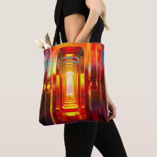 Metallic Celestial Sky Tasche